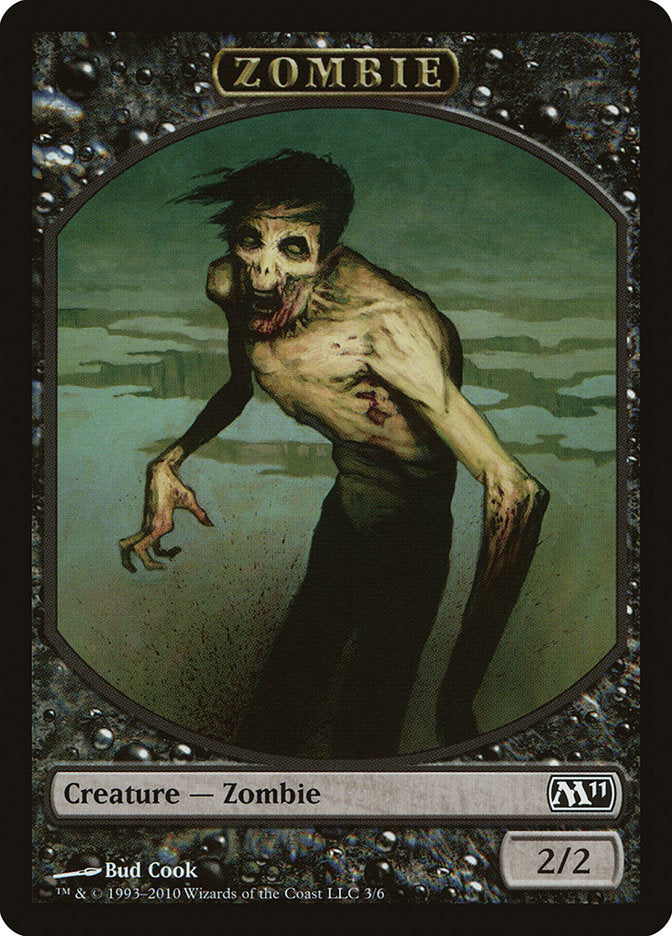 Zombie Token [Magic 2011 Tokens] MTG Single Magic: The Gathering | Red Claw Gaming