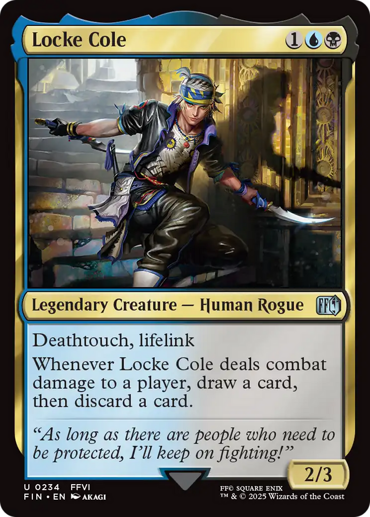 Locke Cole [FINAL FANTASY] MTG Single Magic: The Gathering | Red Claw Gaming