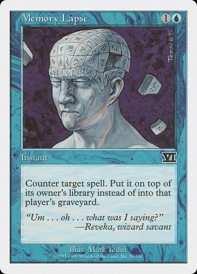 Memory Lapse [Classic Sixth Edition] MTG Single Magic: The Gathering | Red Claw Gaming