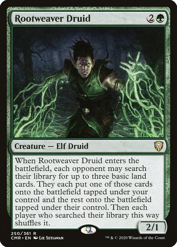 Rootweaver Druid [Commander Legends] MTG Single Magic: The Gathering | Red Claw Gaming