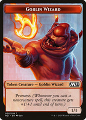 Cat (011) // Goblin Wizard Double-Sided Token [Core Set 2021 Tokens] MTG Single Magic: The Gathering | Red Claw Gaming