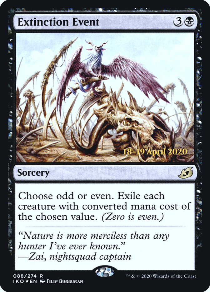 Extinction Event [Ikoria: Lair of Behemoths Prerelease Promos] MTG Single Magic: The Gathering | Red Claw Gaming