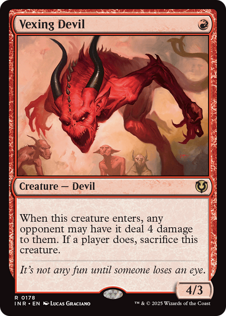 Vexing Devil [Innistrad Remastered] MTG Single Magic: The Gathering | Red Claw Gaming