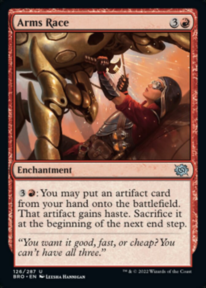 Arms Race [The Brothers' War] MTG Single Magic: The Gathering | Red Claw Gaming