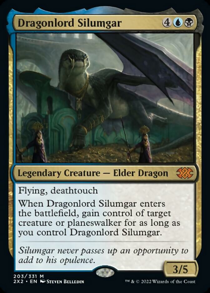 Dragonlord Silumgar [Double Masters 2022] MTG Single Magic: The Gathering    | Red Claw Gaming