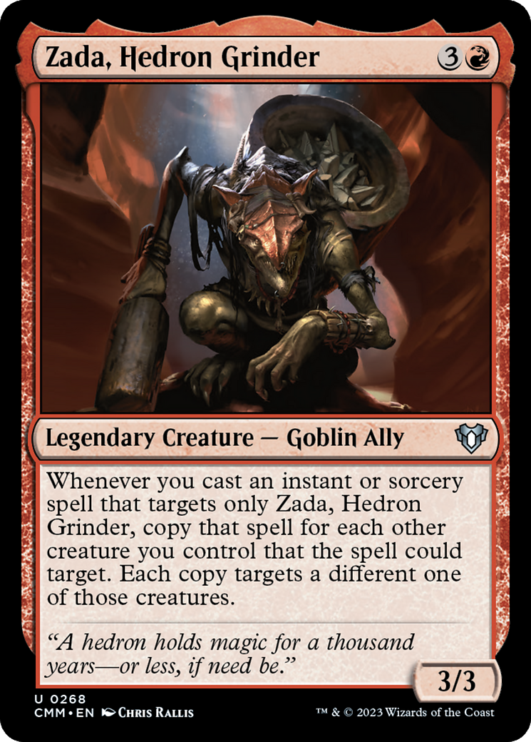 Zada, Hedron Grinder [Commander Masters] MTG Single Magic: The Gathering | Red Claw Gaming