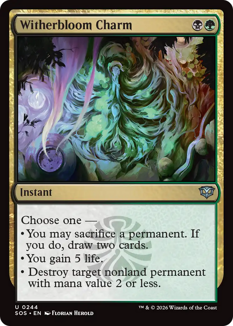 Witherbloom Charm [Secrets of Strixhaven] MTG Single Magic: The Gathering | Red Claw Gaming