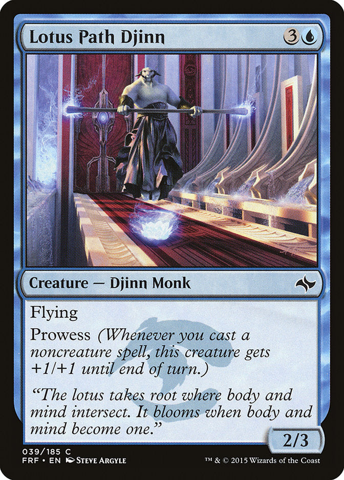 Lotus Path Djinn [Fate Reforged] MTG Single Magic: The Gathering | Red Claw Gaming