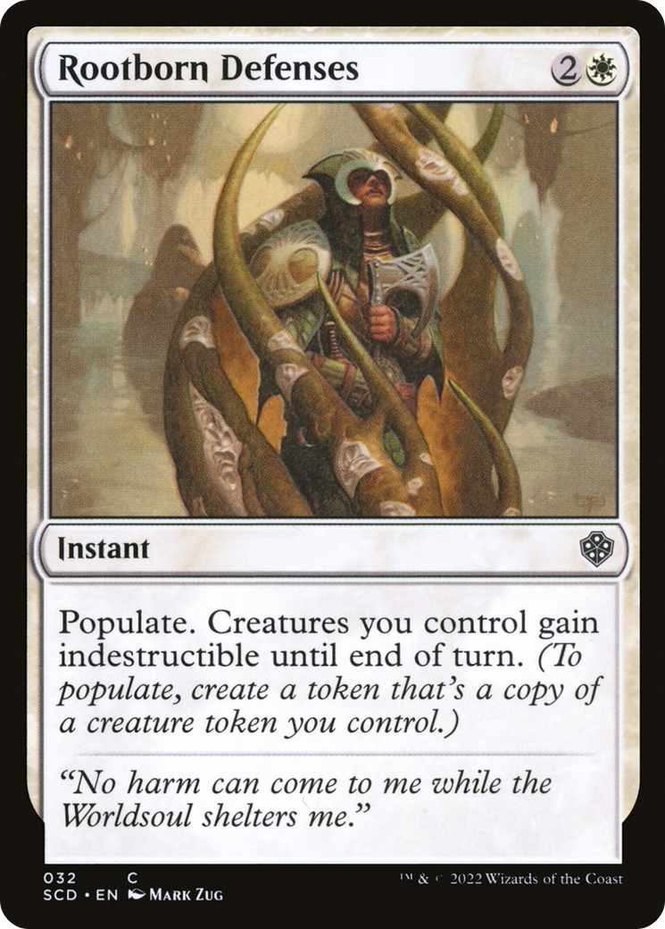 Rootborn Defenses [Starter Commander Decks] MTG Single Magic: The Gathering | Red Claw Gaming