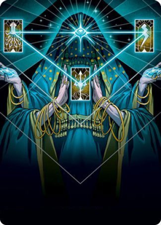 Strategic Planning Art Card [Strixhaven: School of Mages Art Series] MTG Single Magic: The Gathering | Red Claw Gaming