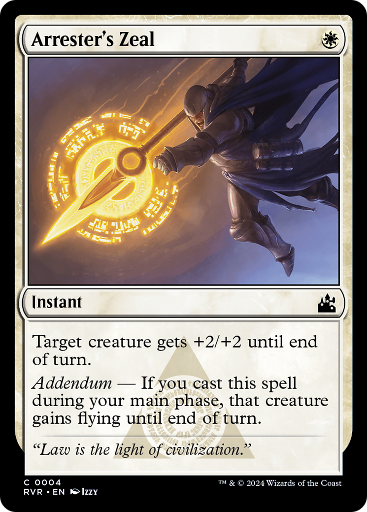Arrester's Zeal [Ravnica Remastered] MTG Single Magic: The Gathering | Red Claw Gaming
