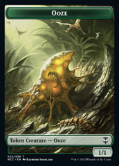 Ooze (025) // Treasure (015) Double-Sided Token [Streets of New Capenna Commander Tokens] MTG Single Magic: The Gathering | Red Claw Gaming