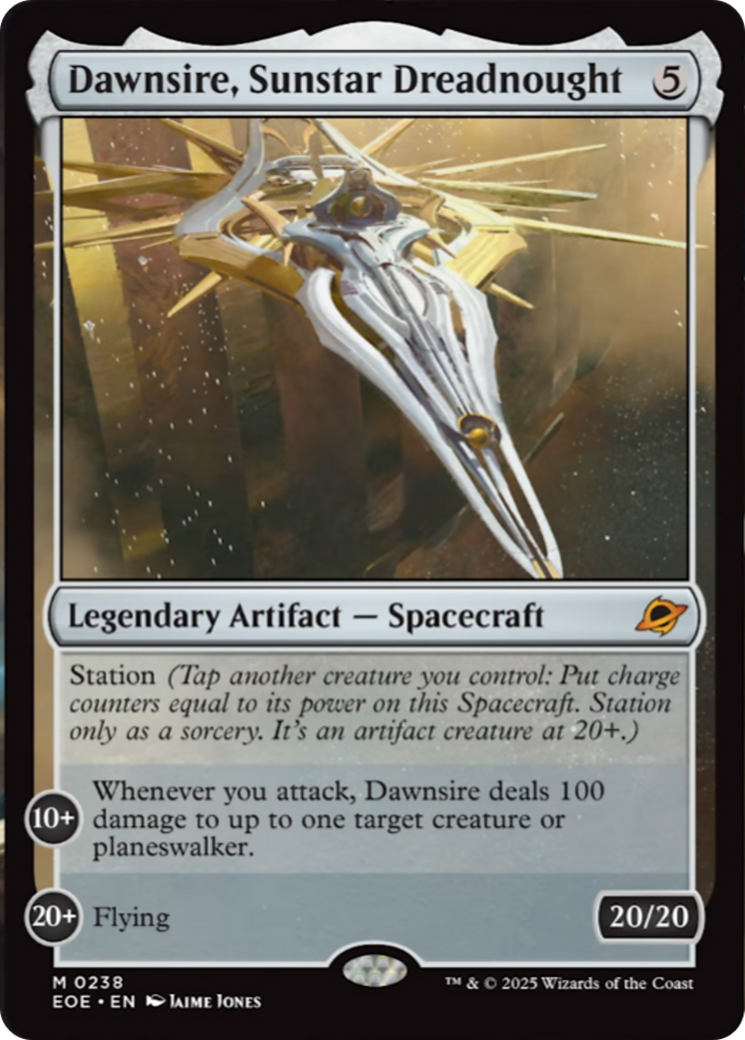 Dawnsire, Sunstar Dreadnought [Edge of Eternities] MTG Single Magic: The Gathering | Red Claw Gaming