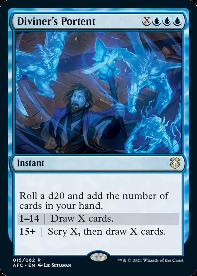 Diviner's Portent [Dungeons & Dragons: Adventures in the Forgotten Realms Commander] MTG Single Magic: The Gathering | Red Claw Gaming