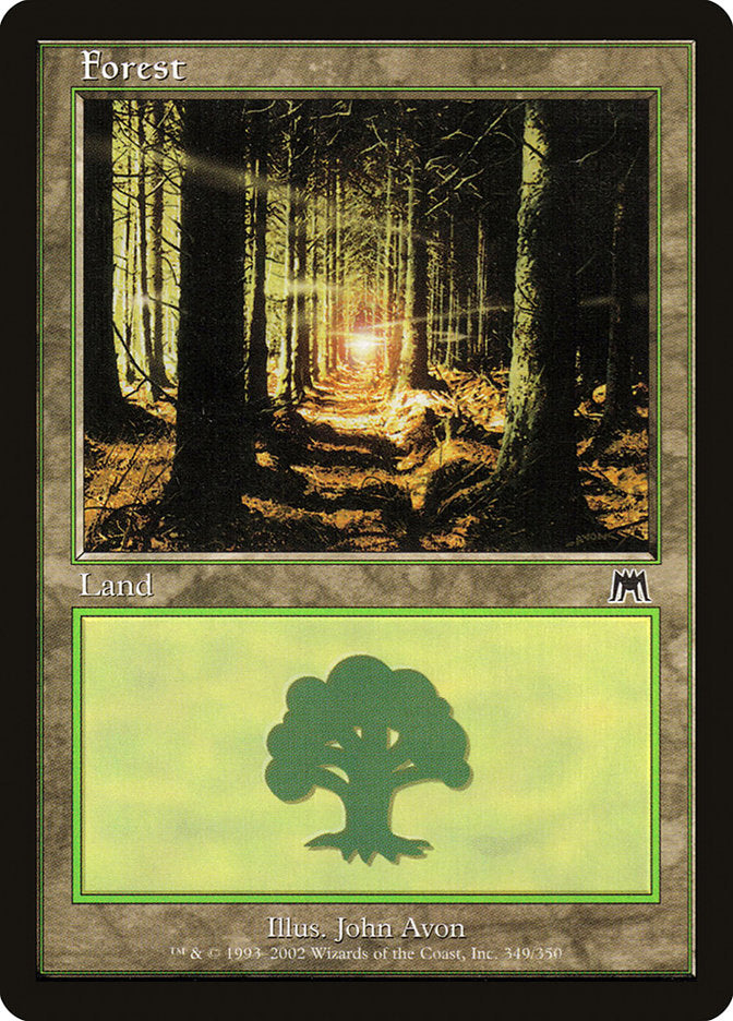 Forest (349) [Onslaught] MTG Single Magic: The Gathering | Red Claw Gaming