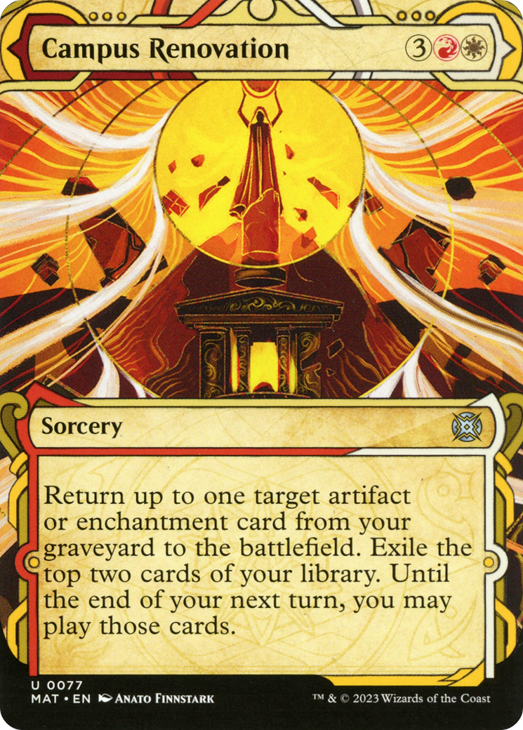 Campus Renovation (Showcase) [March of the Machine: The Aftermath] MTG Single Magic: The Gathering | Red Claw Gaming