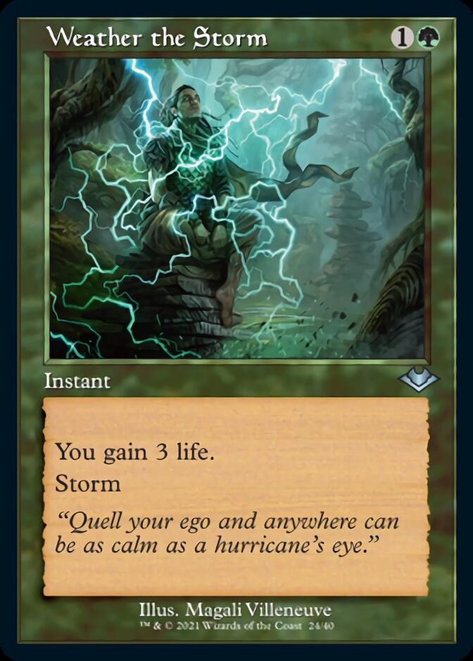 Weather the Storm (Retro Foil Etched) [Modern Horizons] MTG Single Magic: The Gathering | Red Claw Gaming