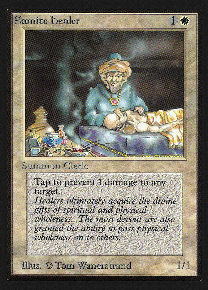 Samite Healer [Collectors' Edition] MTG Single Magic: The Gathering | Red Claw Gaming
