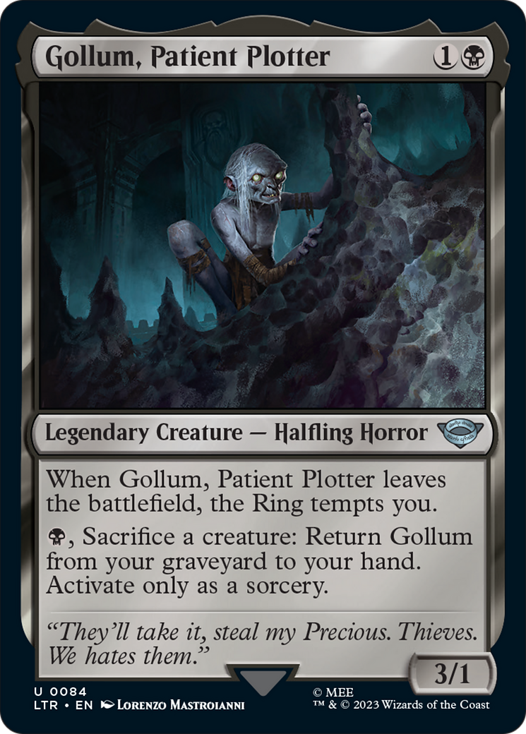Gollum, Patient Plotter [The Lord of the Rings: Tales of Middle-Earth] MTG Single Magic: The Gathering | Red Claw Gaming