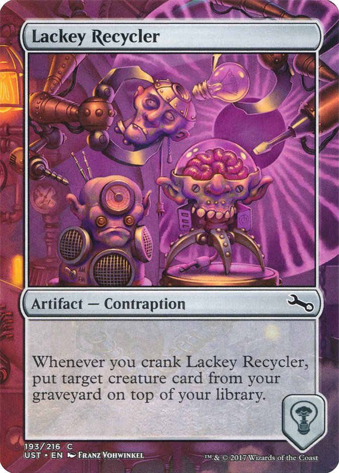 Lackey Recycler [Unstable] MTG Single Magic: The Gathering | Red Claw Gaming