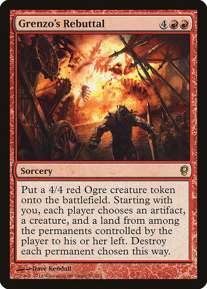 Grenzo's Rebuttal [Conspiracy] MTG Single Magic: The Gathering | Red Claw Gaming