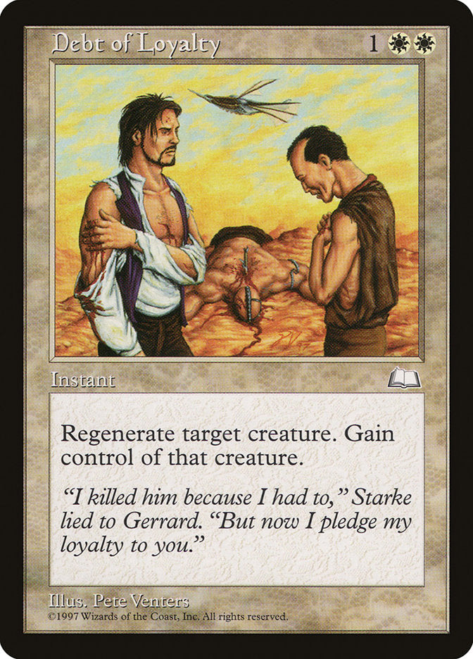 Debt of Loyalty [Weatherlight] MTG Single Magic: The Gathering | Red Claw Gaming