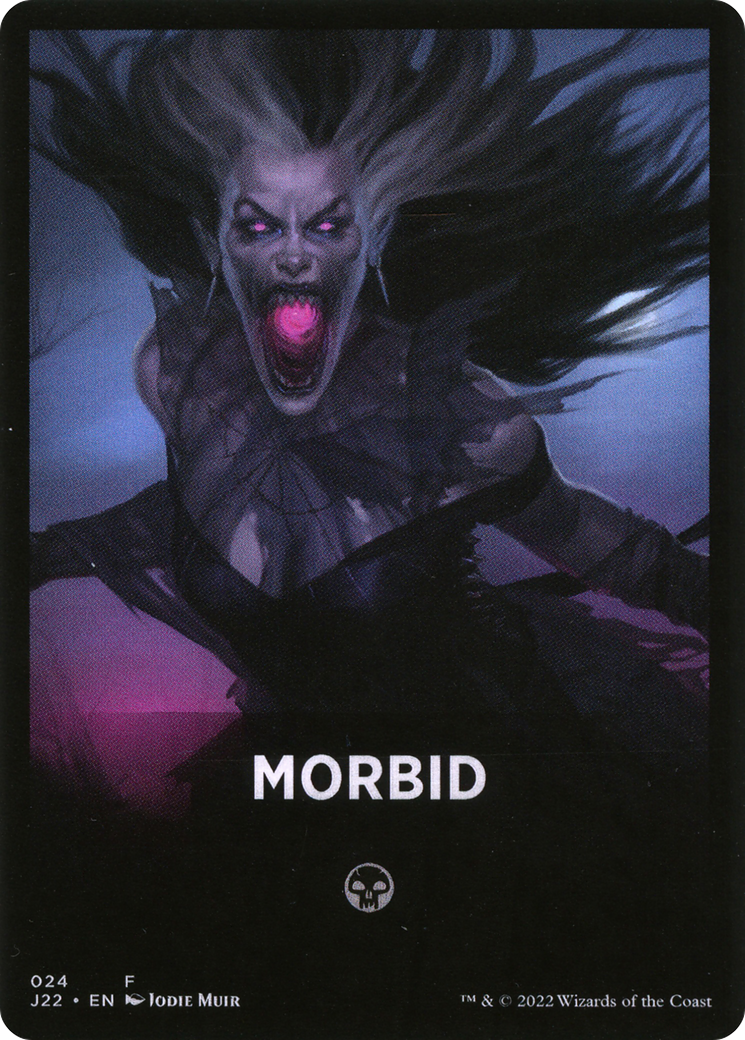 Morbid Theme Card [Jumpstart 2022 Front Cards] MTG Single Magic: The Gathering | Red Claw Gaming