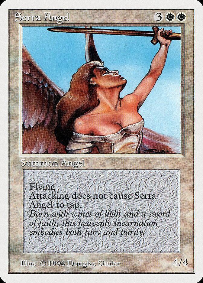 Serra Angel [Summer Magic / Edgar] MTG Single Magic: The Gathering | Red Claw Gaming
