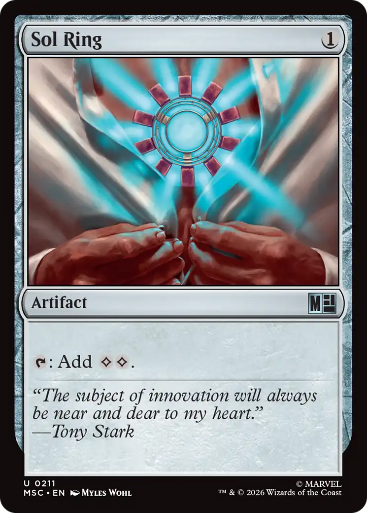 Sol Ring [Marvel Super Heroes Commander] MTG Single Magic: The Gathering | Red Claw Gaming