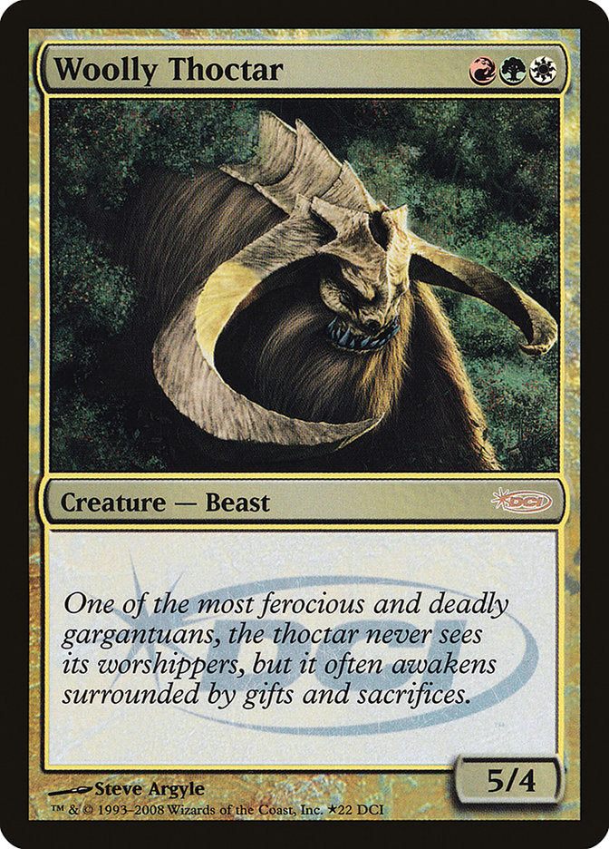 Woolly Thoctar [Wizards Play Network 2008] MTG Single Magic: The Gathering | Red Claw Gaming