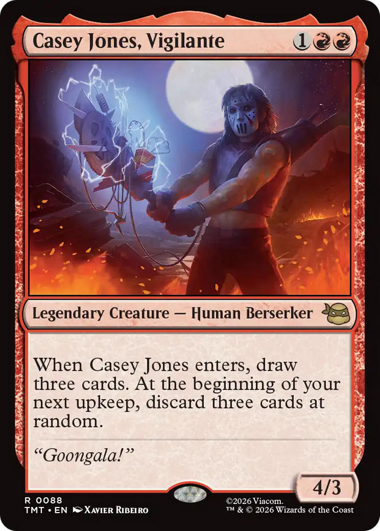 Casey Jones, Vigilante [Teenage Mutant Ninja Turtles] MTG Single Magic: The Gathering | Red Claw Gaming