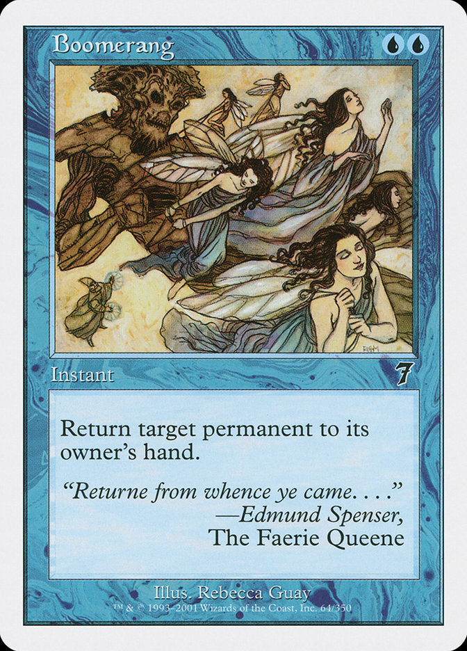 Boomerang [Seventh Edition] MTG Single Magic: The Gathering | Red Claw Gaming