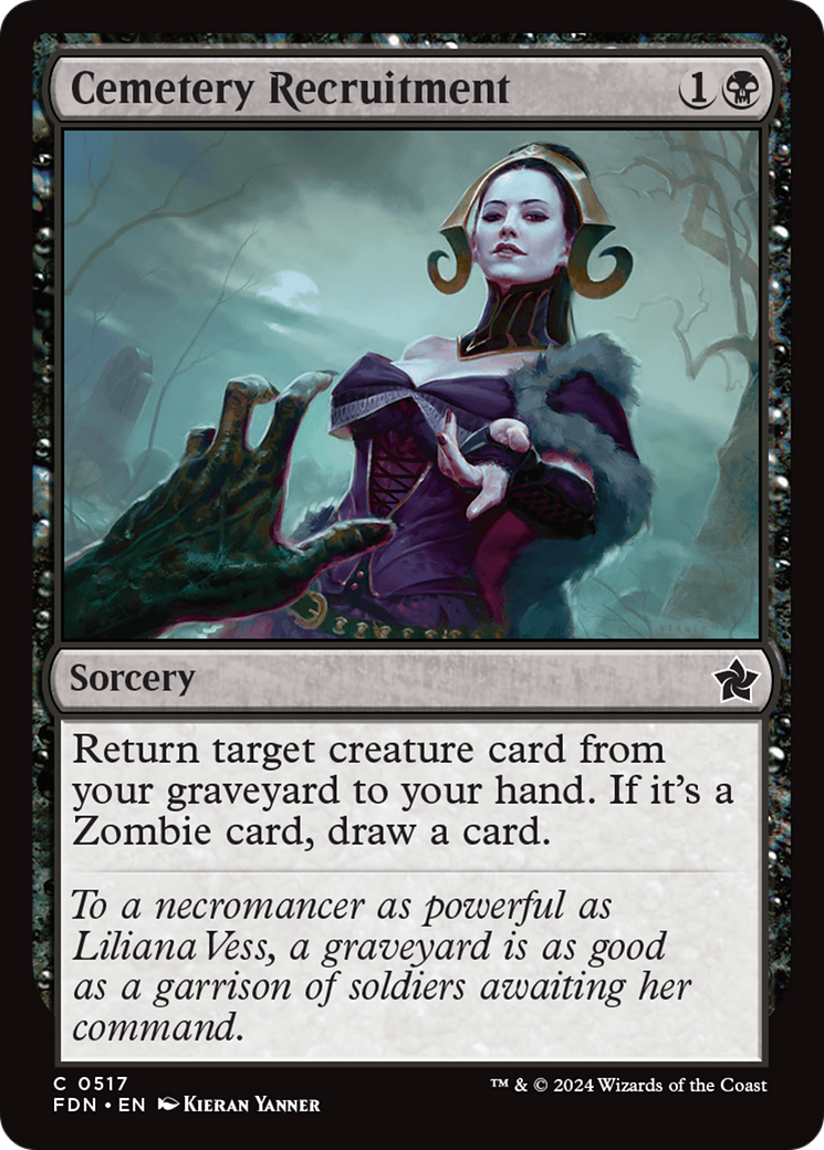 Cemetery Recruitment [Foundations] MTG Single Magic: The Gathering | Red Claw Gaming