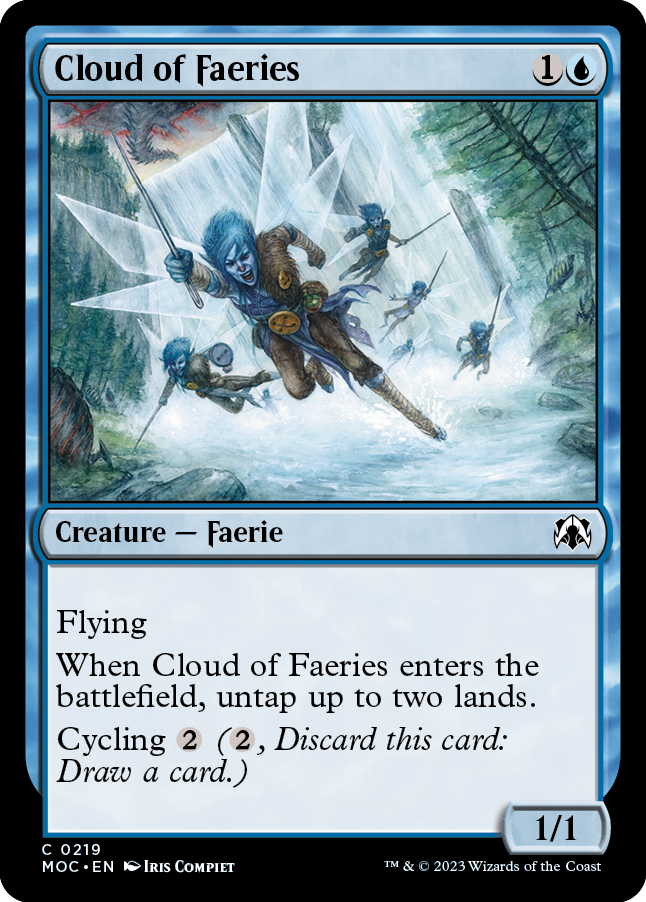 Cloud of Faeries [March of the Machine Commander] MTG Single Magic: The Gathering | Red Claw Gaming