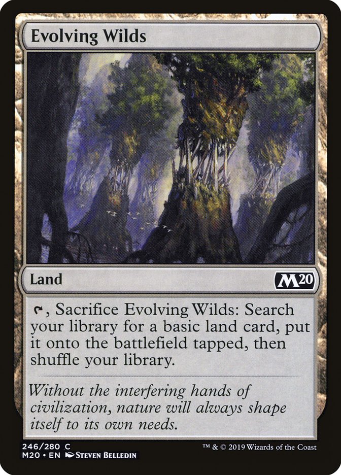 Evolving Wilds [Core Set 2020] MTG Single Magic: The Gathering | Red Claw Gaming