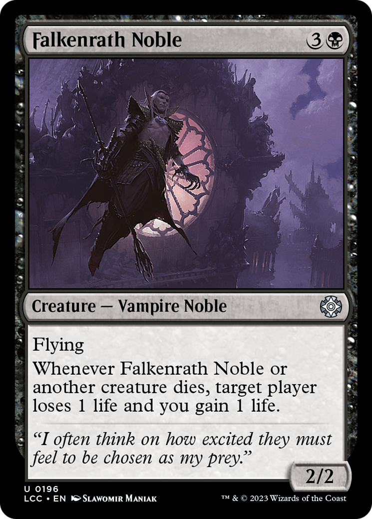 Falkenrath Noble [The Lost Caverns of Ixalan Commander] MTG Single Magic: The Gathering | Red Claw Gaming