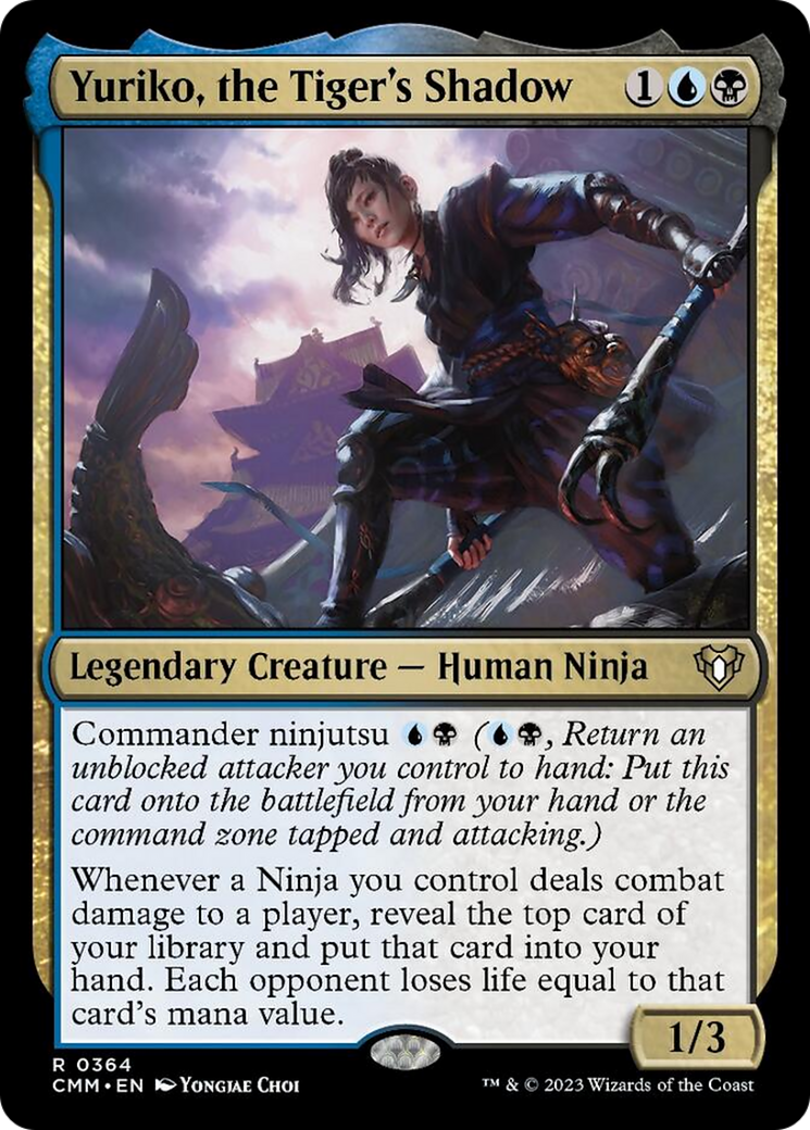 Yuriko, the Tiger's Shadow [Commander Masters] MTG Single Magic: The Gathering | Red Claw Gaming