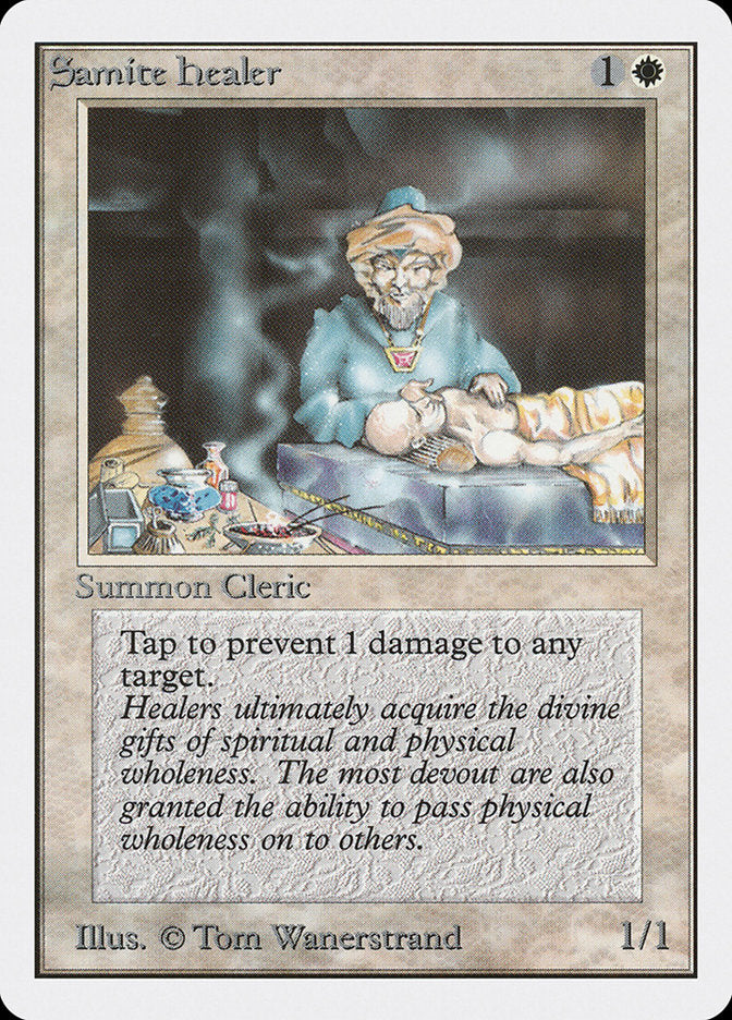 Samite Healer [Unlimited Edition] MTG Single Magic: The Gathering | Red Claw Gaming
