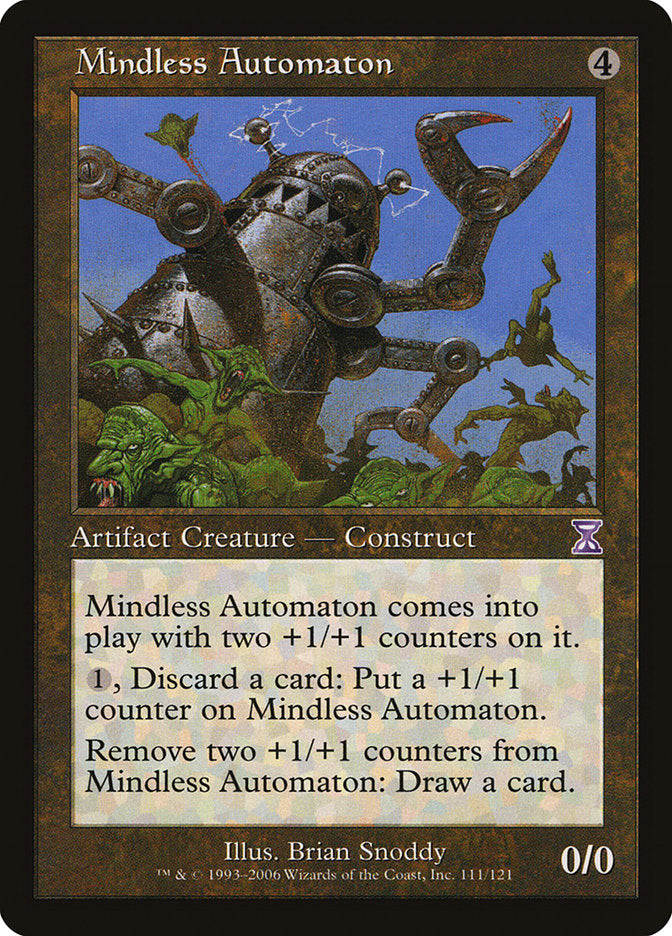 Mindless Automaton [Time Spiral Timeshifted] MTG Single Magic: The Gathering | Red Claw Gaming
