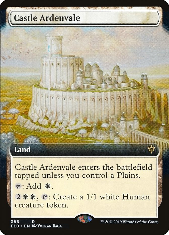 Castle Ardenvale (Extended Art) [Throne of Eldraine] MTG Single Magic: The Gathering | Red Claw Gaming