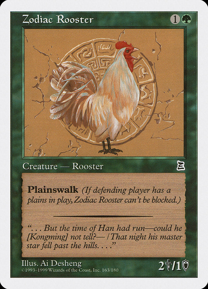 Zodiac Rooster [Portal Three Kingdoms] MTG Single Magic: The Gathering | Red Claw Gaming
