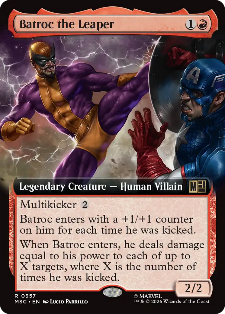 Batroc the Leaper (Extended Art) [Marvel Super Heroes Commander] | Red Claw Gaming