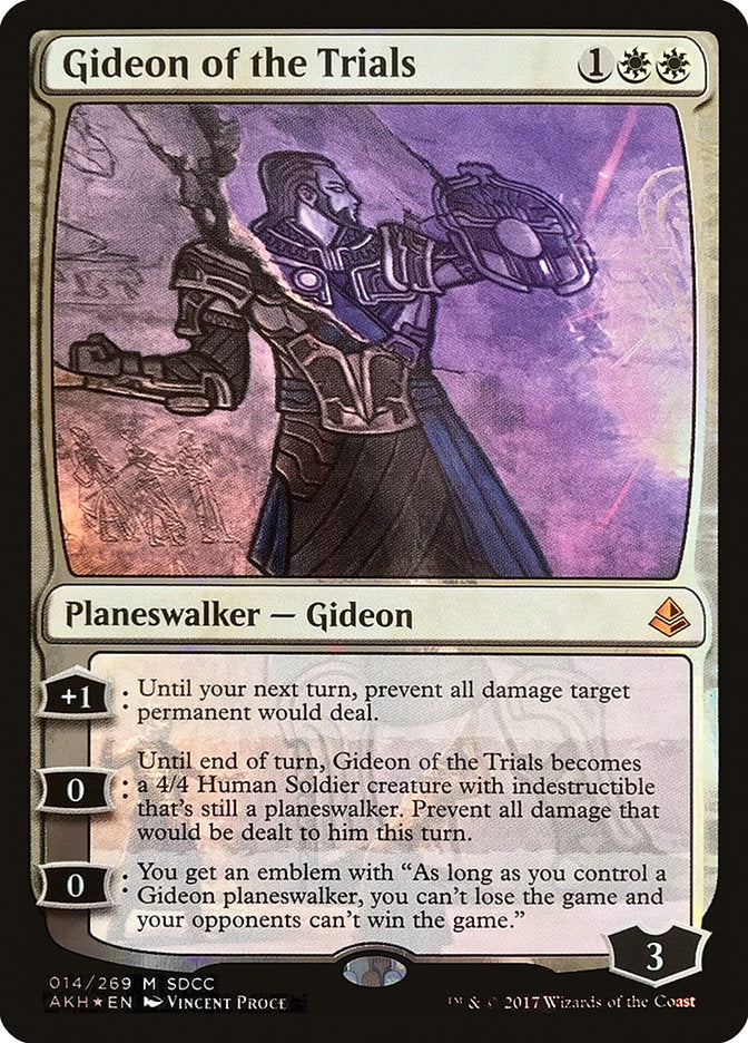 Gideon of the Trials [San Diego Comic-Con 2017] MTG Single Magic: The Gathering | Red Claw Gaming