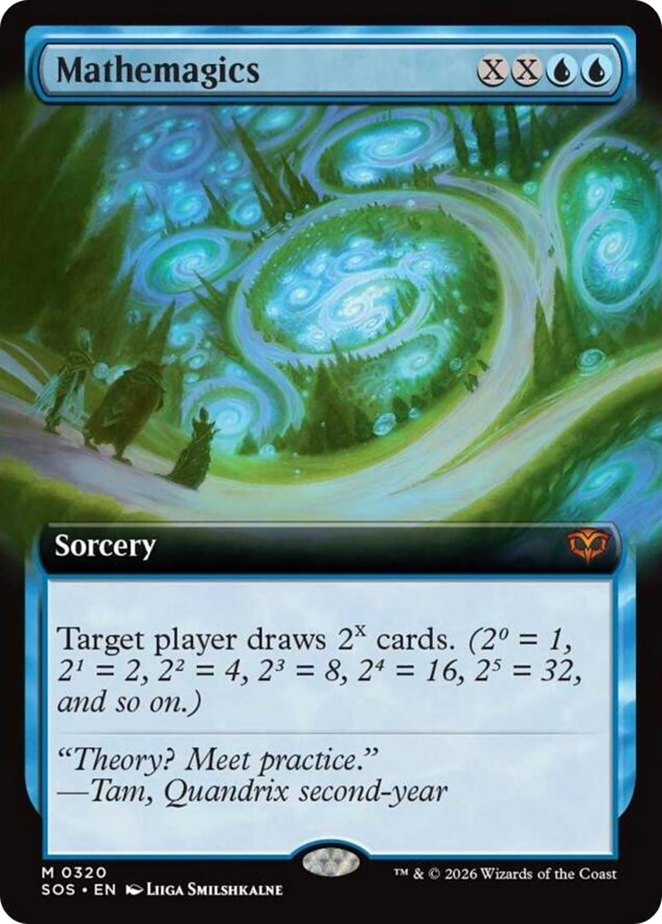 Mathemagics (Extended Art) [Secrets of Strixhaven] MTG Single Magic: The Gathering | Red Claw Gaming