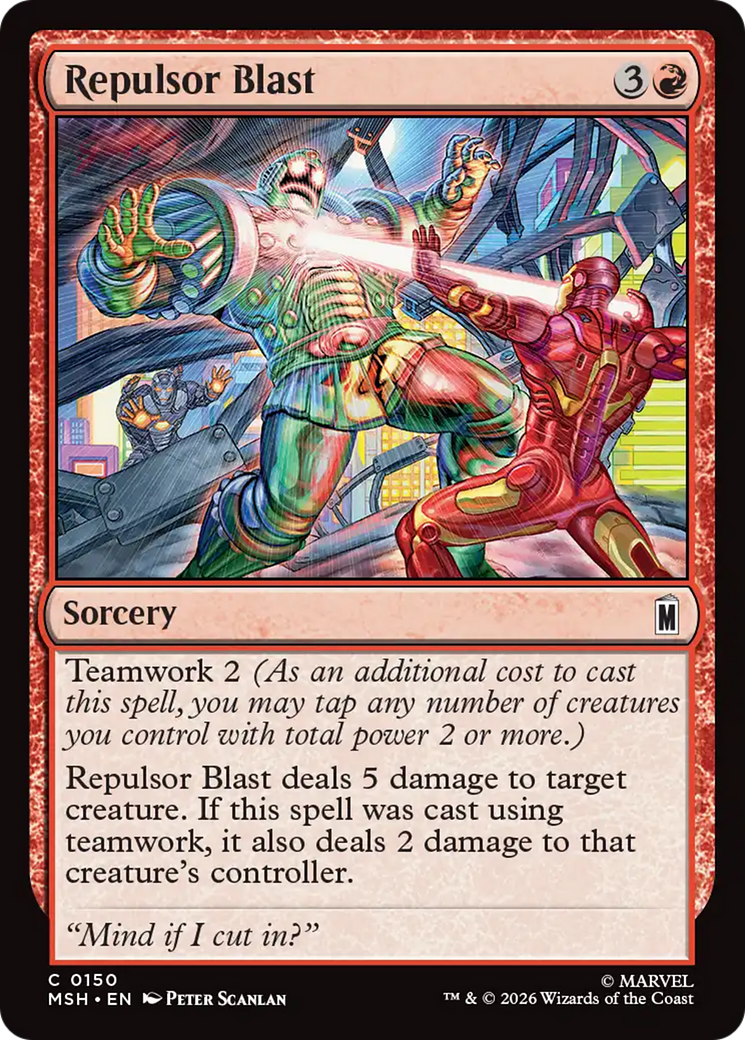 Repulsor Blast [Marvel Super Heroes] MTG Single Magic: The Gathering | Red Claw Gaming