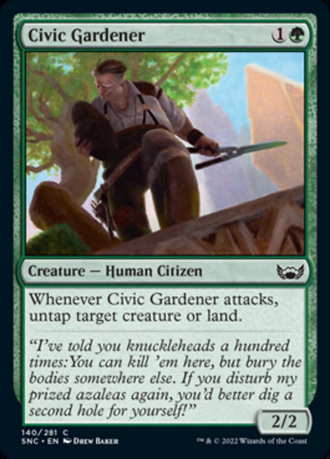 Civic Gardener [Streets of New Capenna] MTG Single Magic: The Gathering | Red Claw Gaming