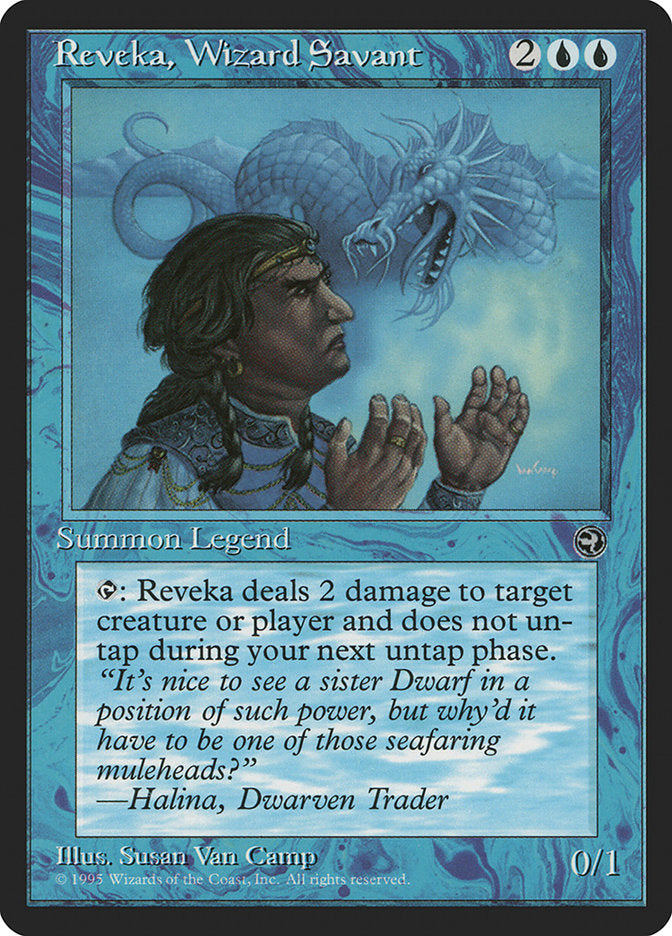 Reveka, Wizard Savant [Homelands] MTG Single Magic: The Gathering | Red Claw Gaming