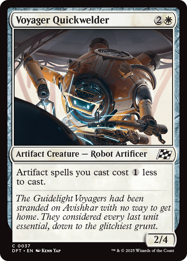 Voyager Quickwelder [Aetherdrift] MTG Single Magic: The Gathering | Red Claw Gaming