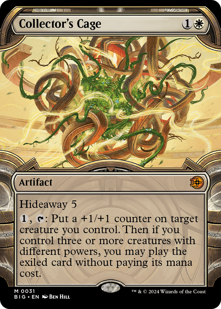 Collector's Cage (Showcase) [Outlaws of Thunder Junction: The Big Score] MTG Single Magic: The Gathering    | Red Claw Gaming