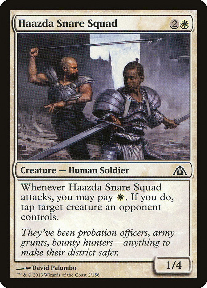 Haazda Snare Squad [Dragon's Maze] MTG Single Magic: The Gathering | Red Claw Gaming